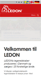 Mobile Screenshot of ledon.dk