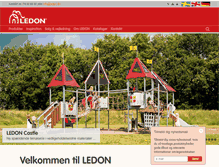 Tablet Screenshot of ledon.dk